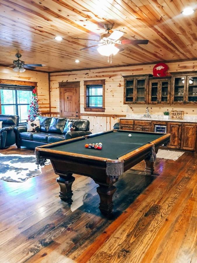 Stone Mountain Lodge 5000Sqft 6 Bed Game Room Pool Table Hot Tub Broken Bow Extérieur photo